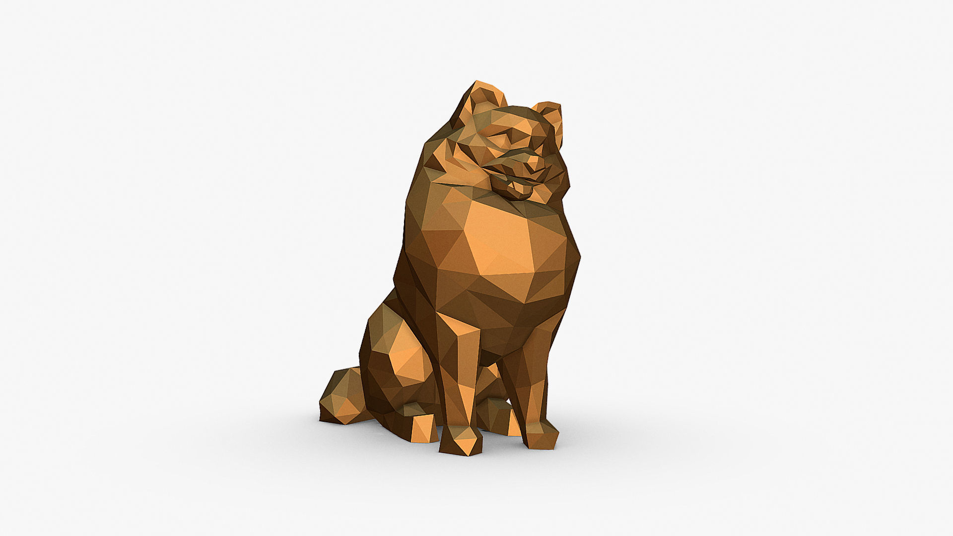 Spitz figure 3D print model_10