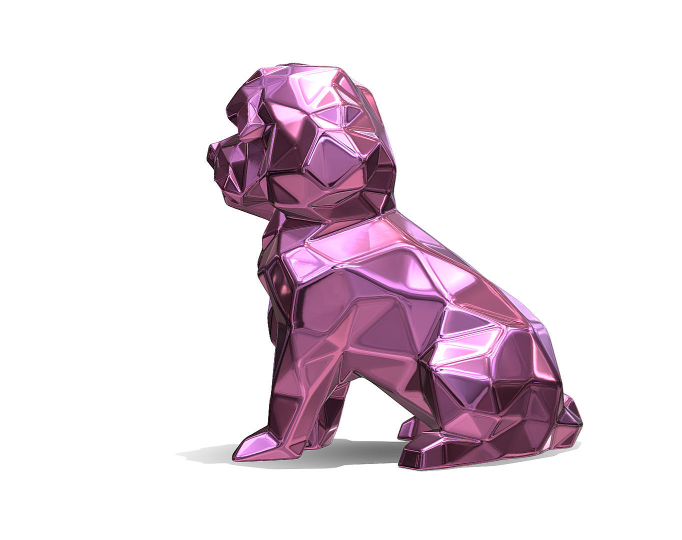 Maltese dog 3D print model_3