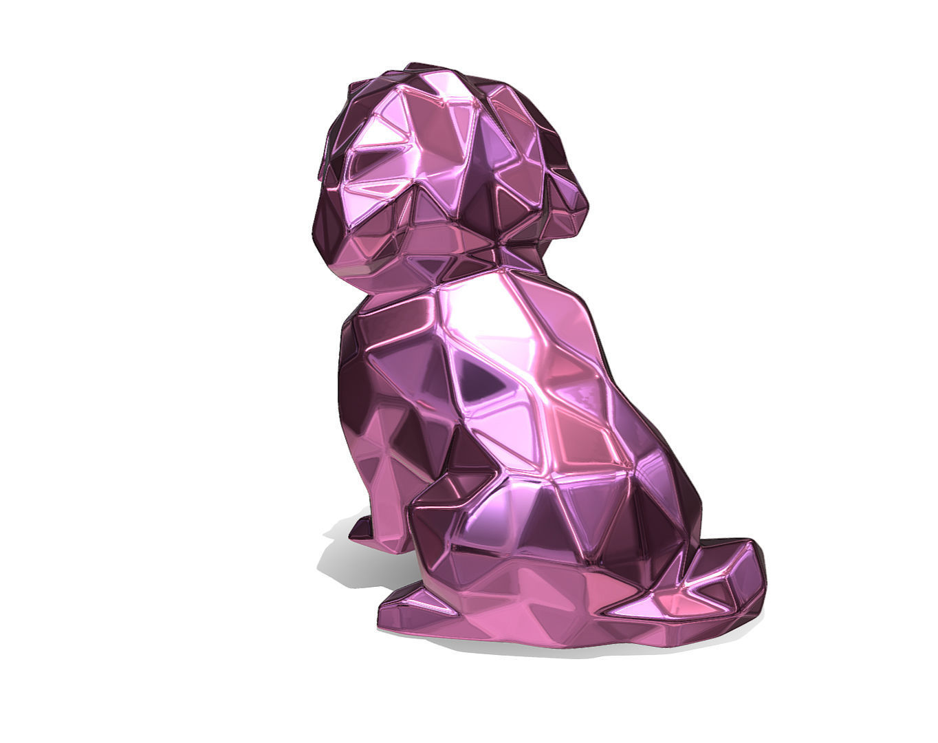 Maltese dog 3D print model_4