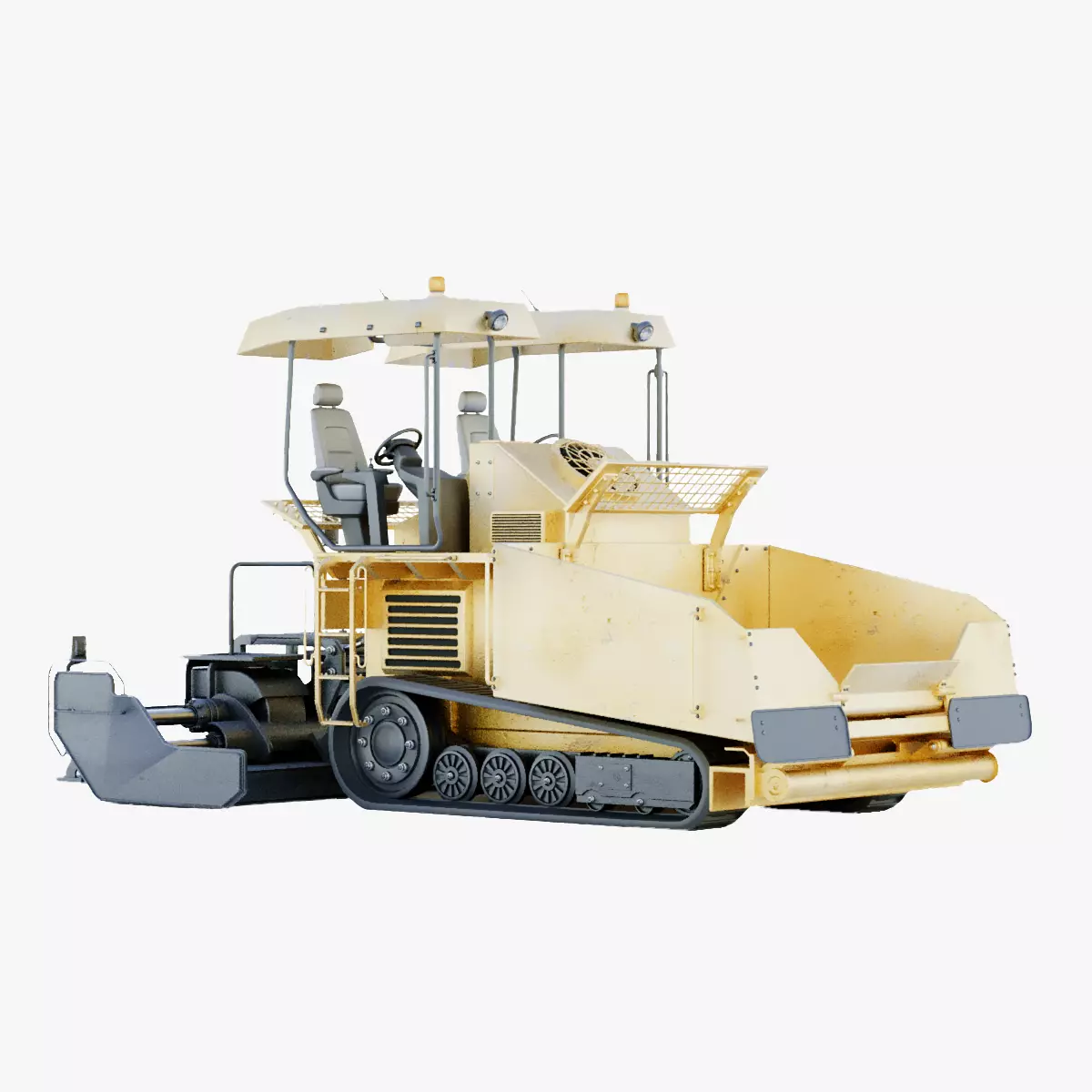 3D Realistic Asphalt Paver Truck by Terlan125 3D model