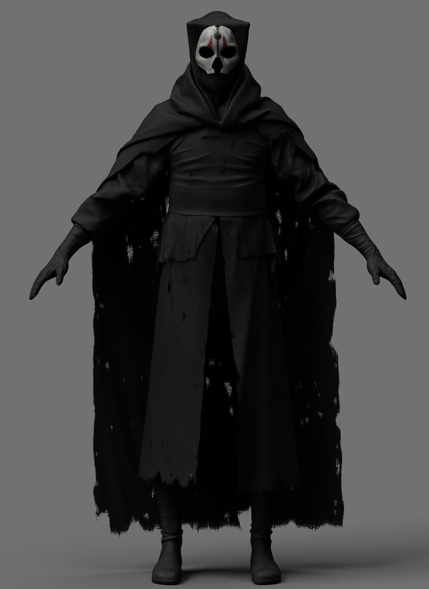 Darth Nihilus - Game Ready Rigged 8K Low-poly 3D model_14