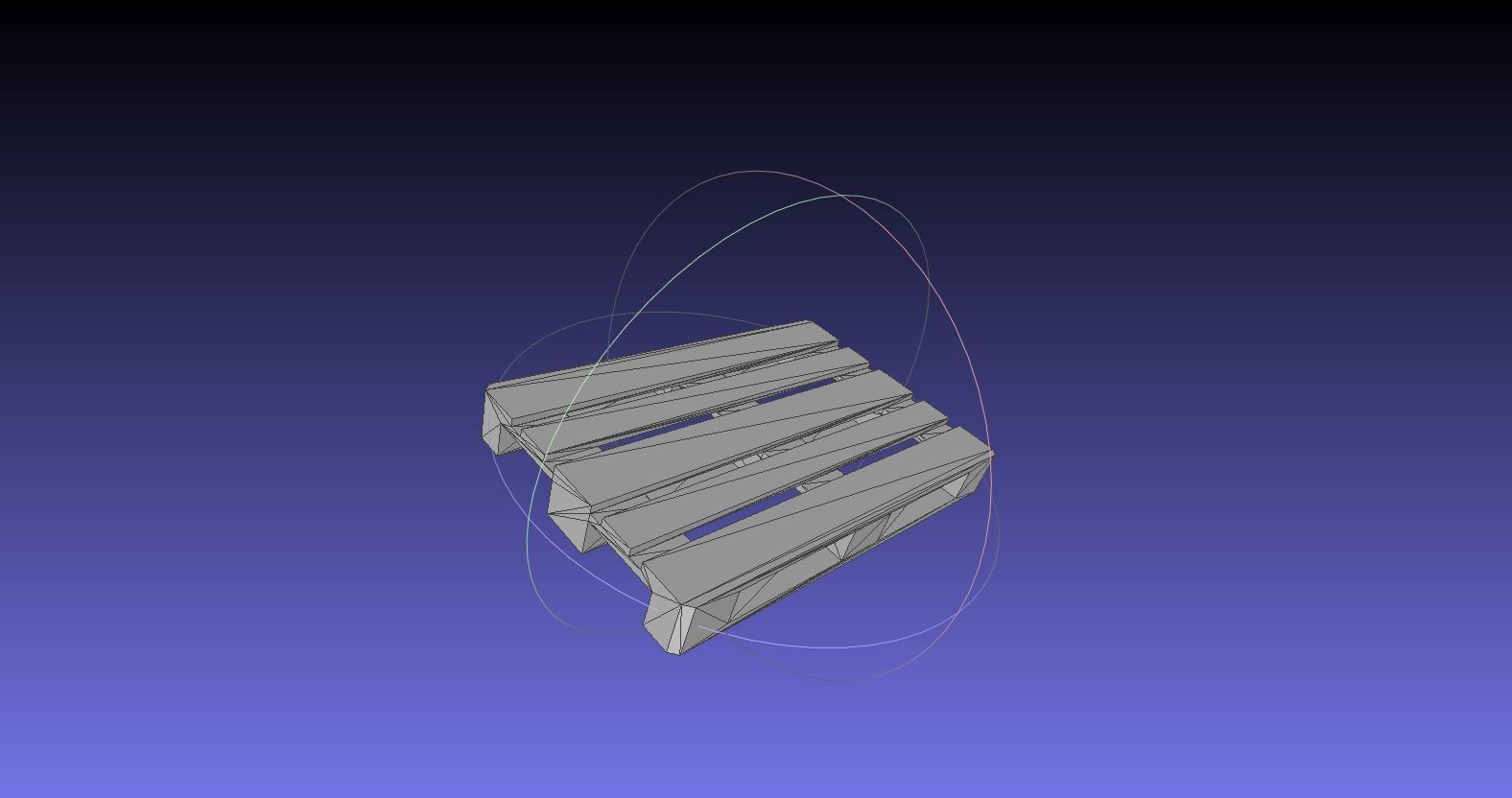 Pallet Miniature 3D print model_4