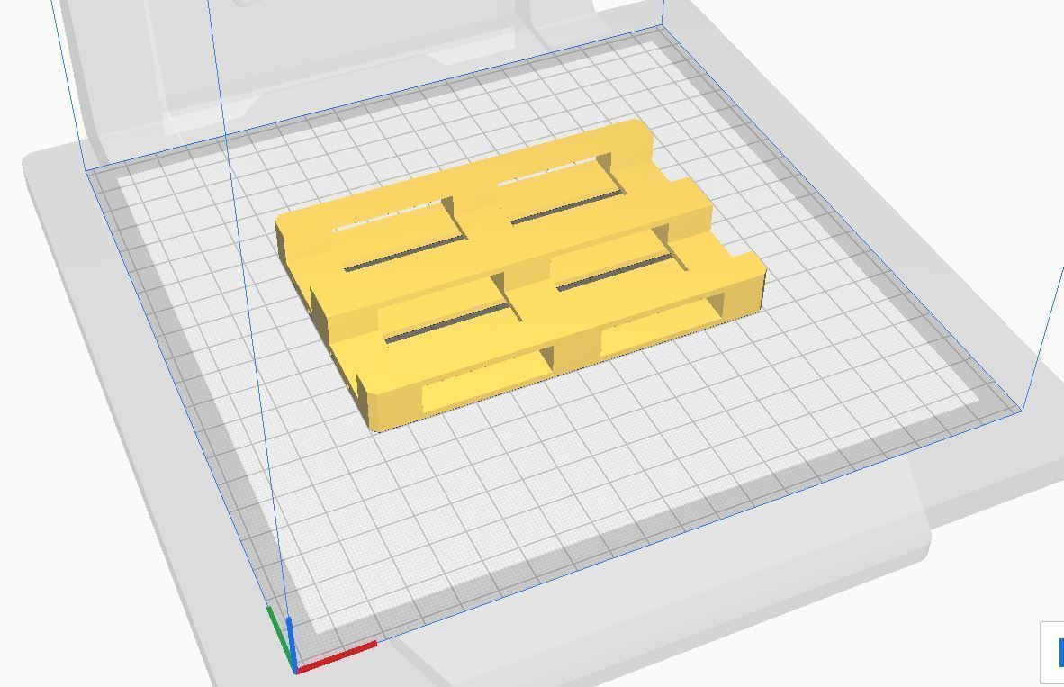 Pallet Miniature 3D print model_5
