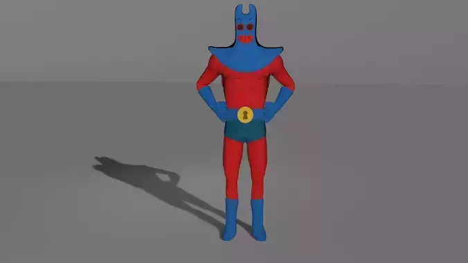 Man Ray 3D Model - Spongebob Squarepants 3D model