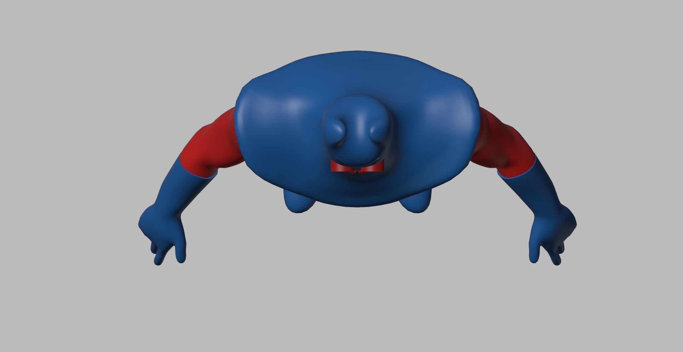 Man Ray 3D Model - Spongebob Squarepants 3D model_4