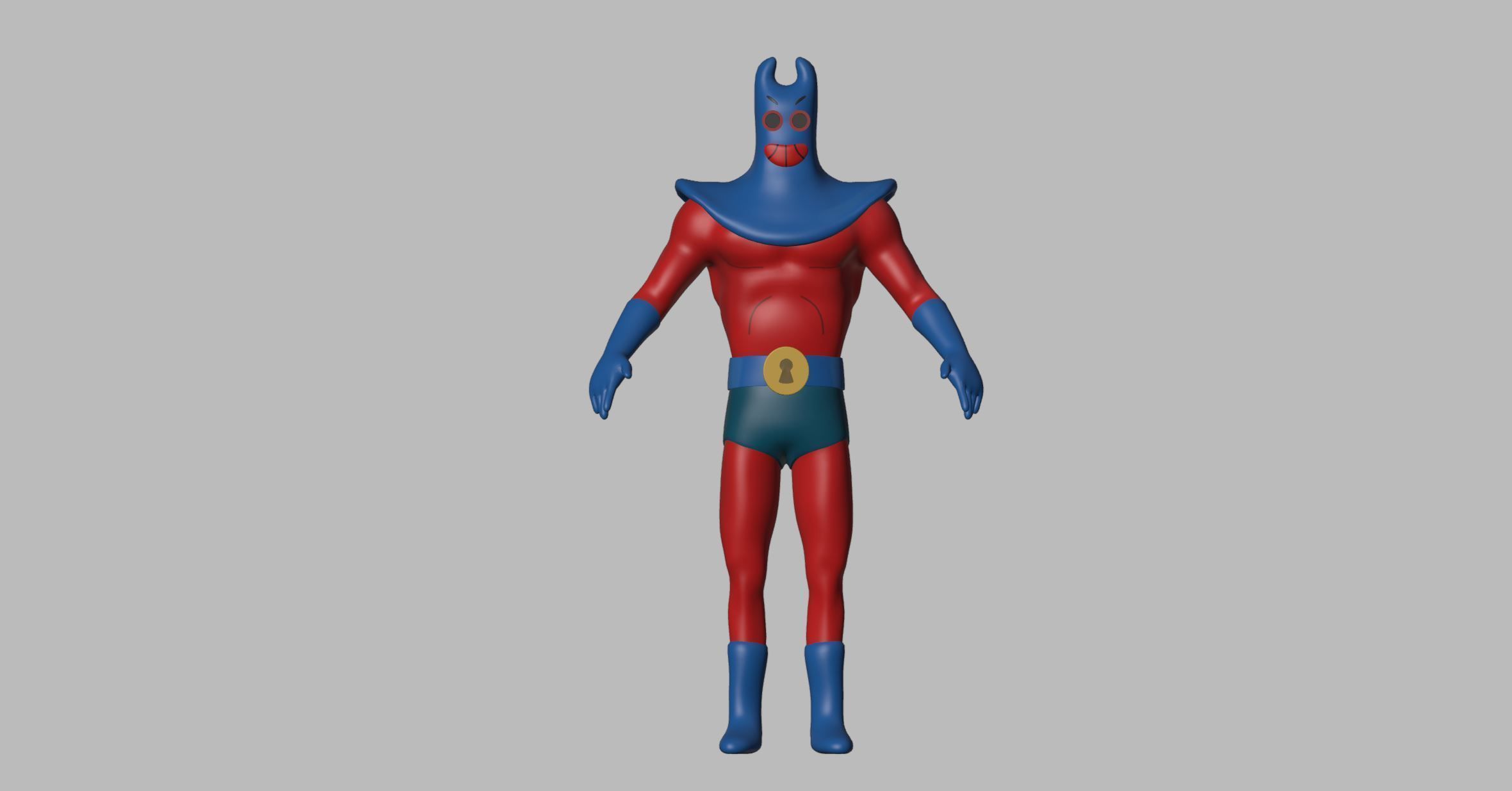 Man Ray 3D Model - Spongebob Squarepants 3D model_1