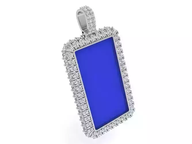 Sumptuous blue pendant 3726 3D print model