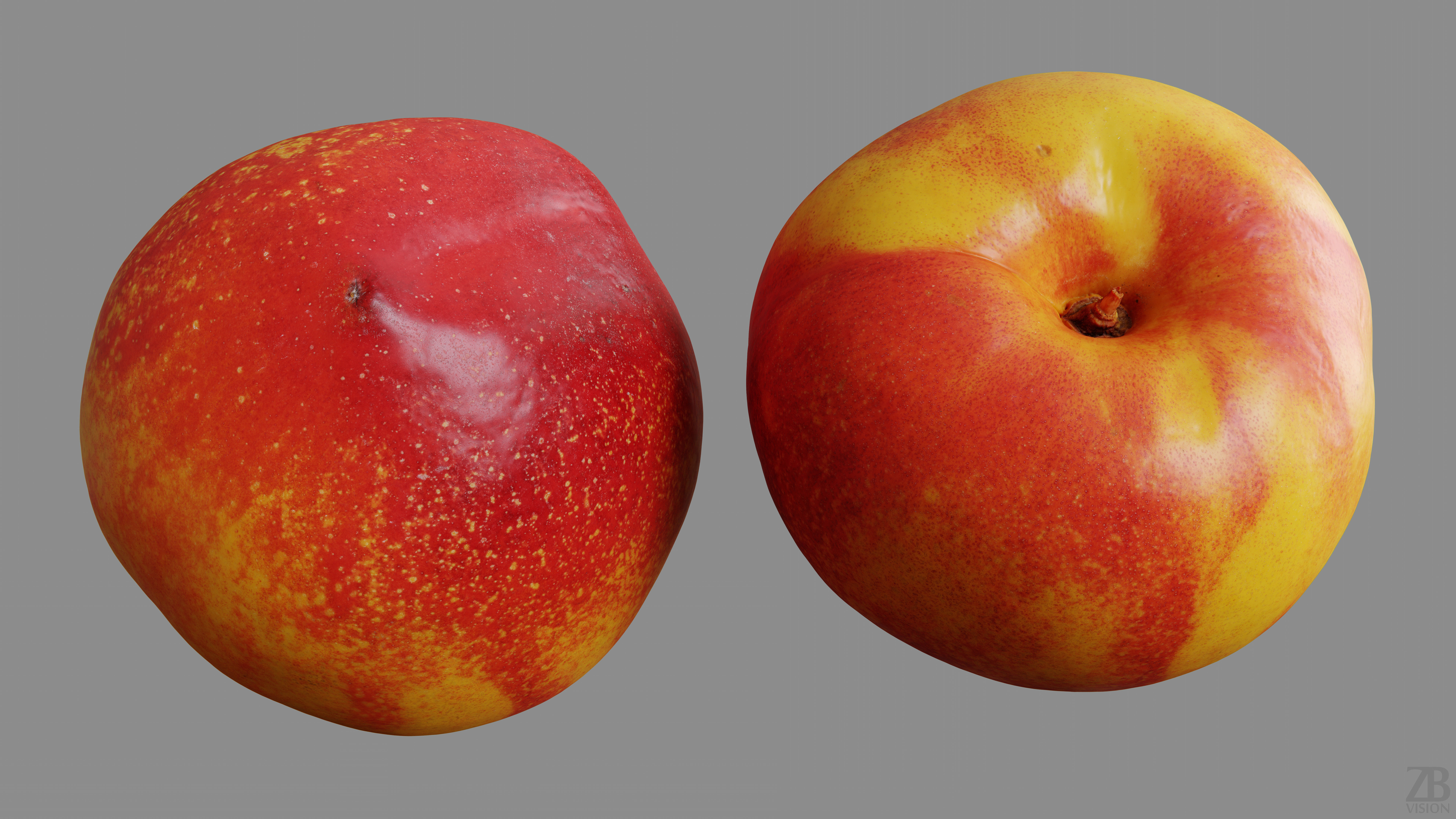 Nectarine 3D model_8