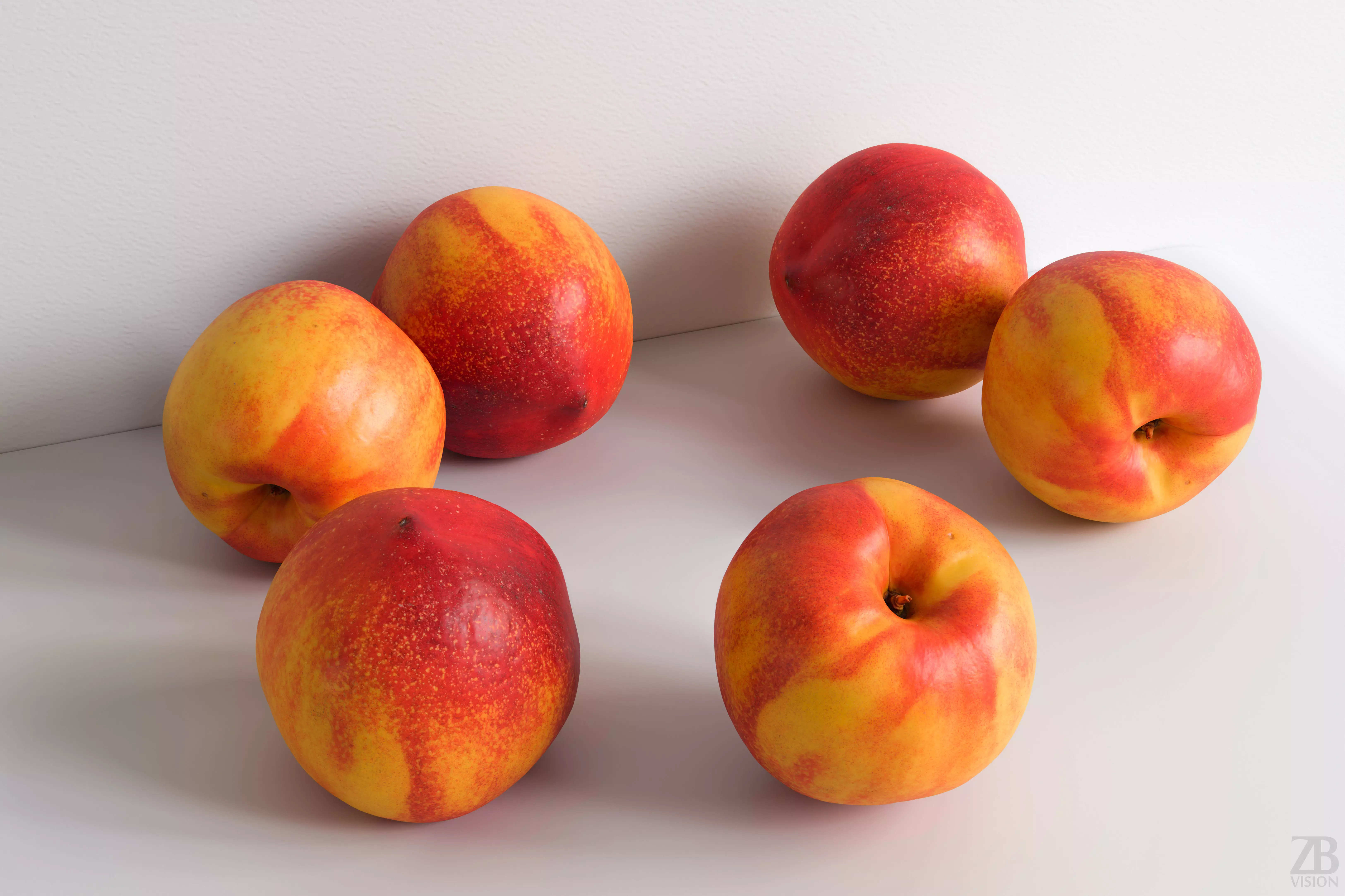 Nectarine 3D model_0