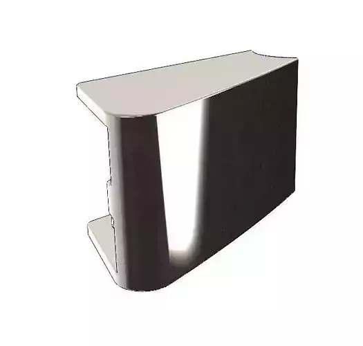 Liebherr refrigerator door handle mounting bracket 9590178