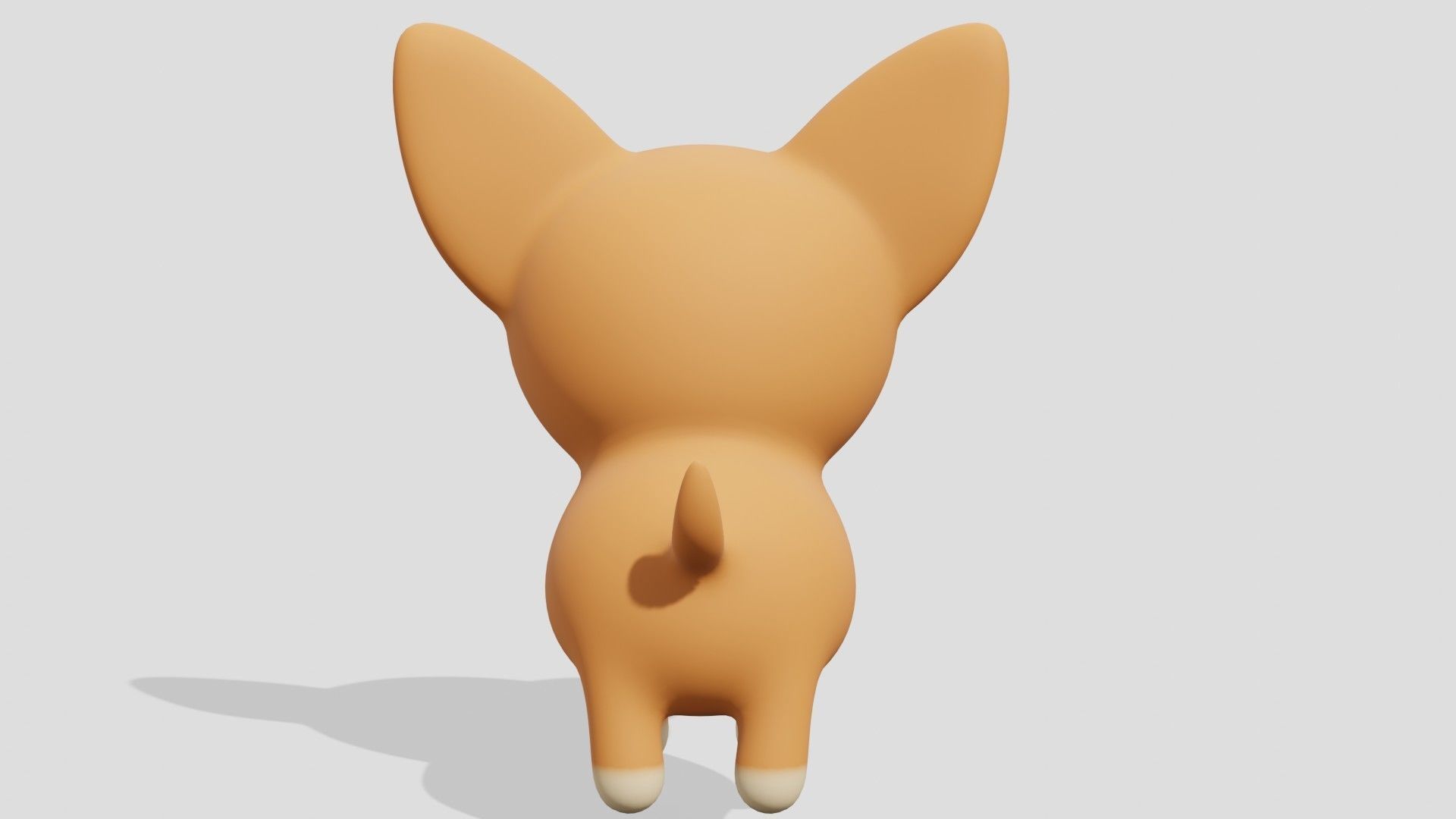 Cute chihuahua dog  3D model_4