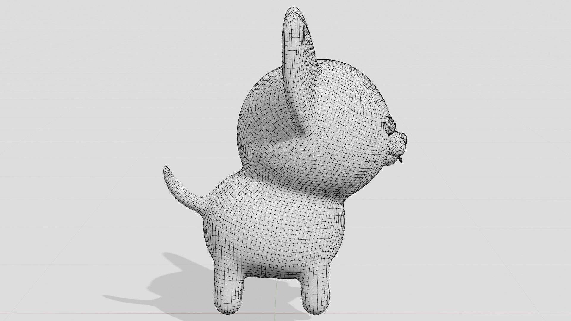 Cute chihuahua dog  3D model_6