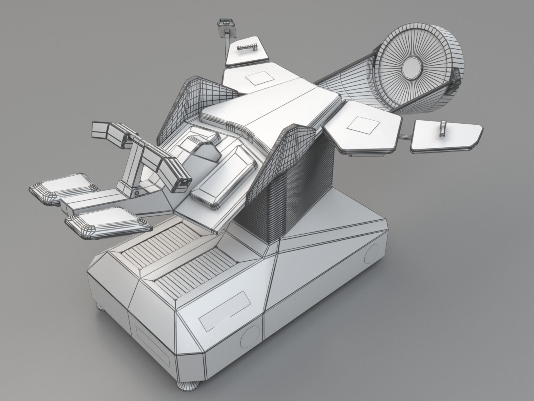 Birdly Simulator 3D model_8