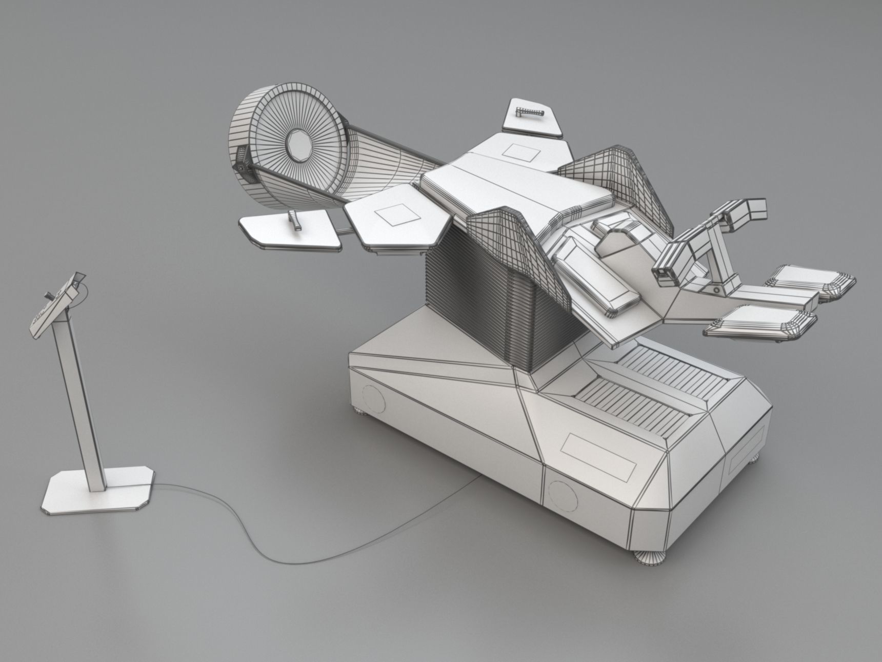 Birdly Simulator 3D model_7