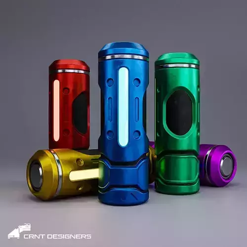 Scifi Grenade Low Poly PBR 3D Model