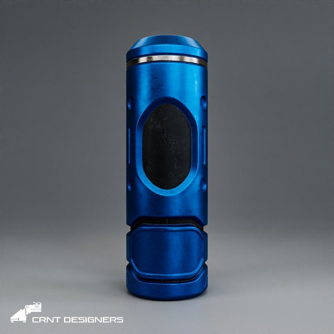 Scifi Grenade Low Poly PBR 3D Model Low-poly 3D model_3