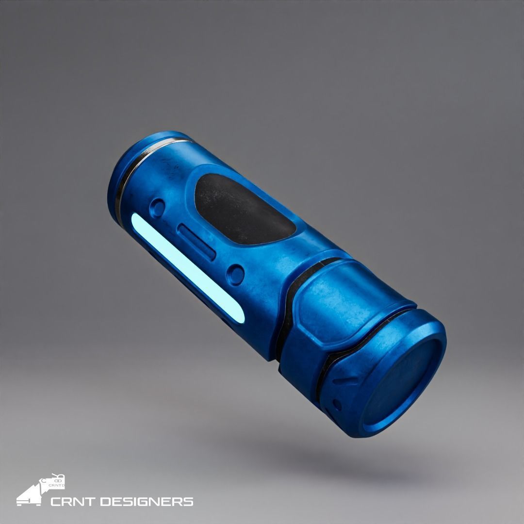 Scifi Grenade Low Poly PBR 3D Model Low-poly 3D model_7