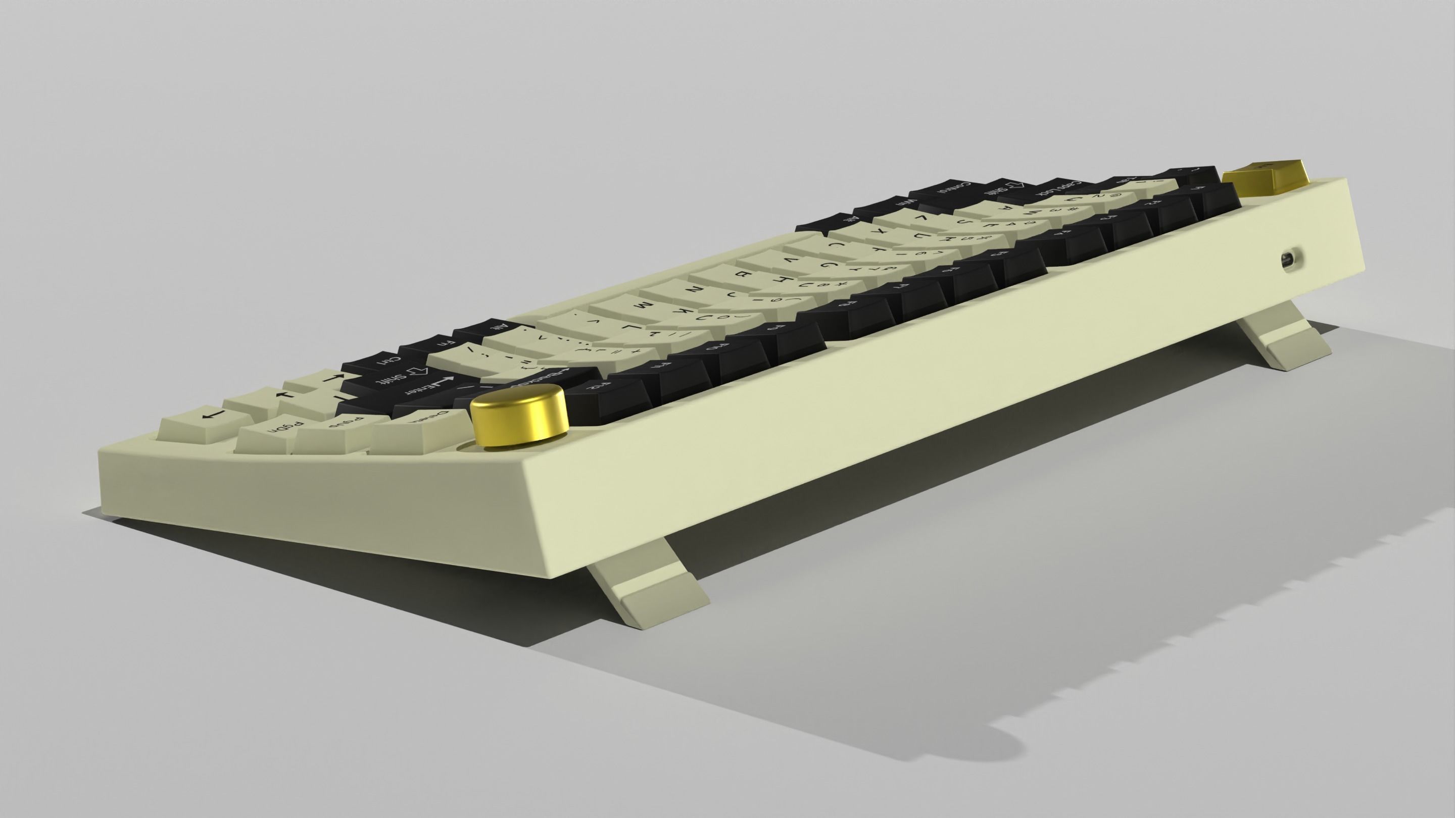 Custom Mechanical Keyboard 3D model_27
