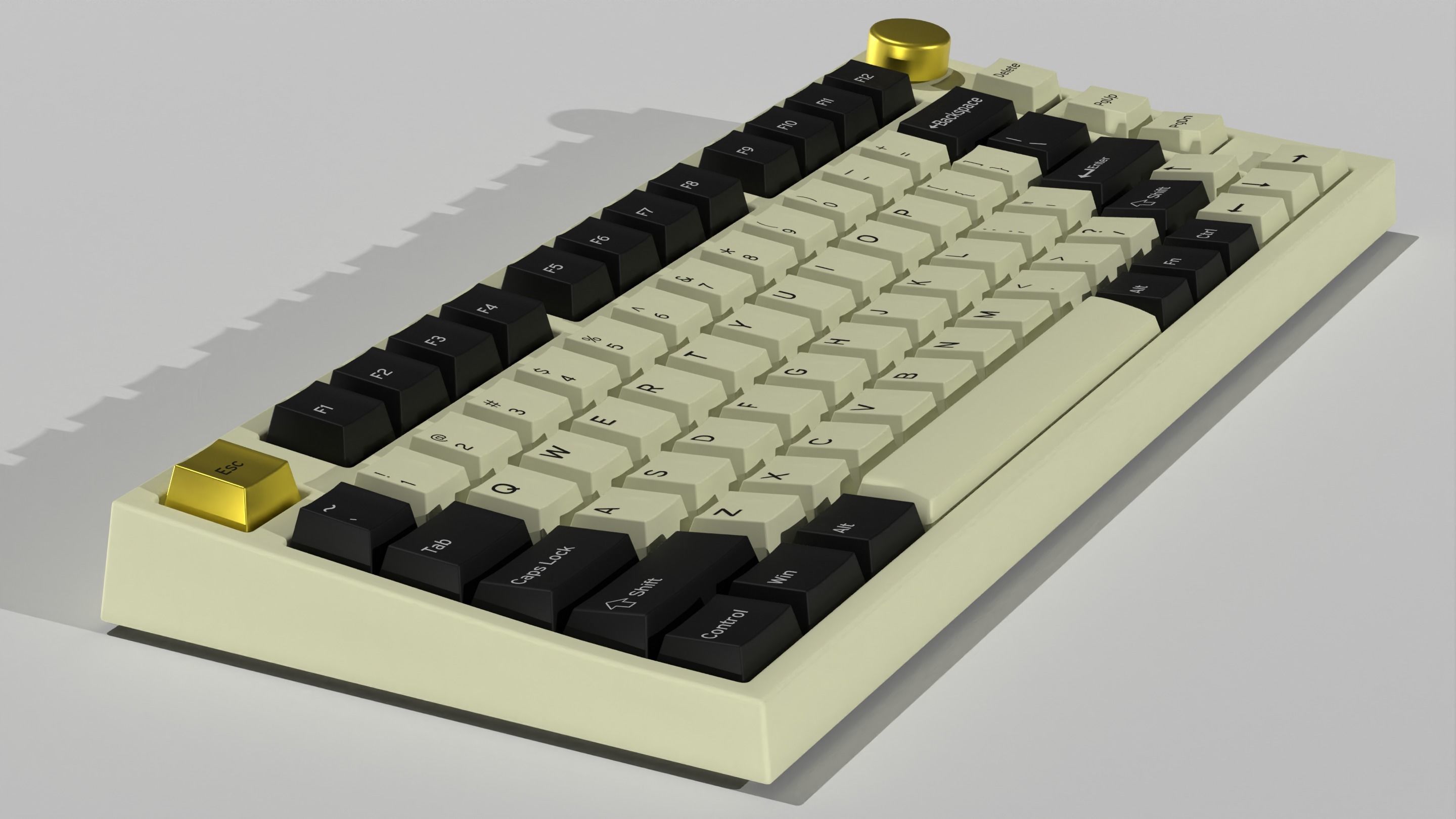 Custom Mechanical Keyboard 3D model_23