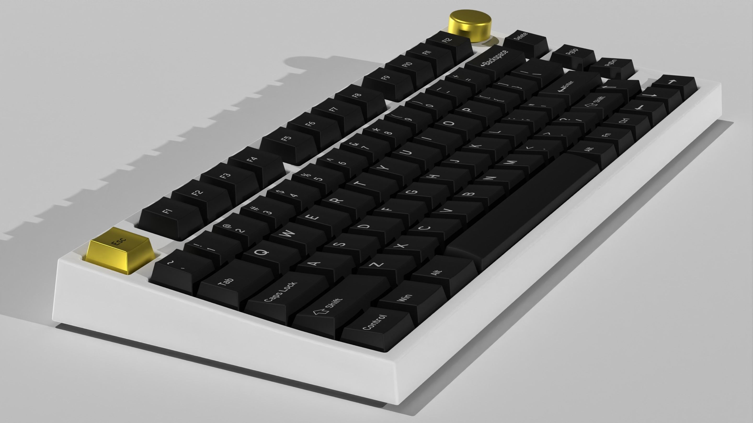 Custom Mechanical Keyboard 3D model_9