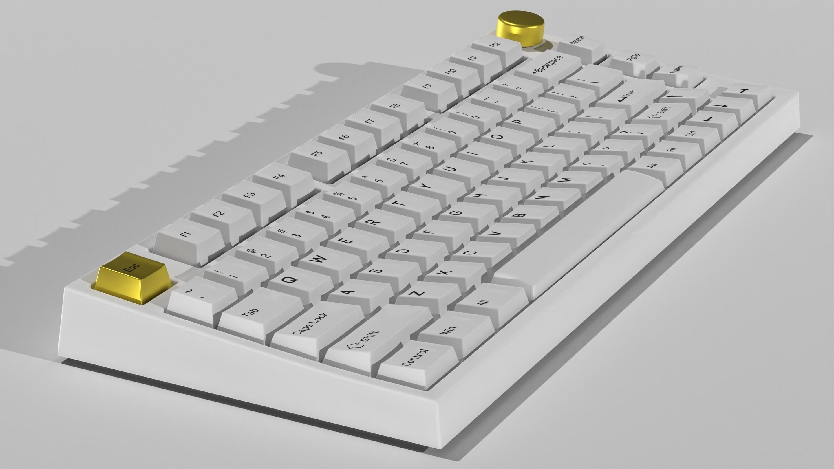 Custom Mechanical Keyboard 3D model_37