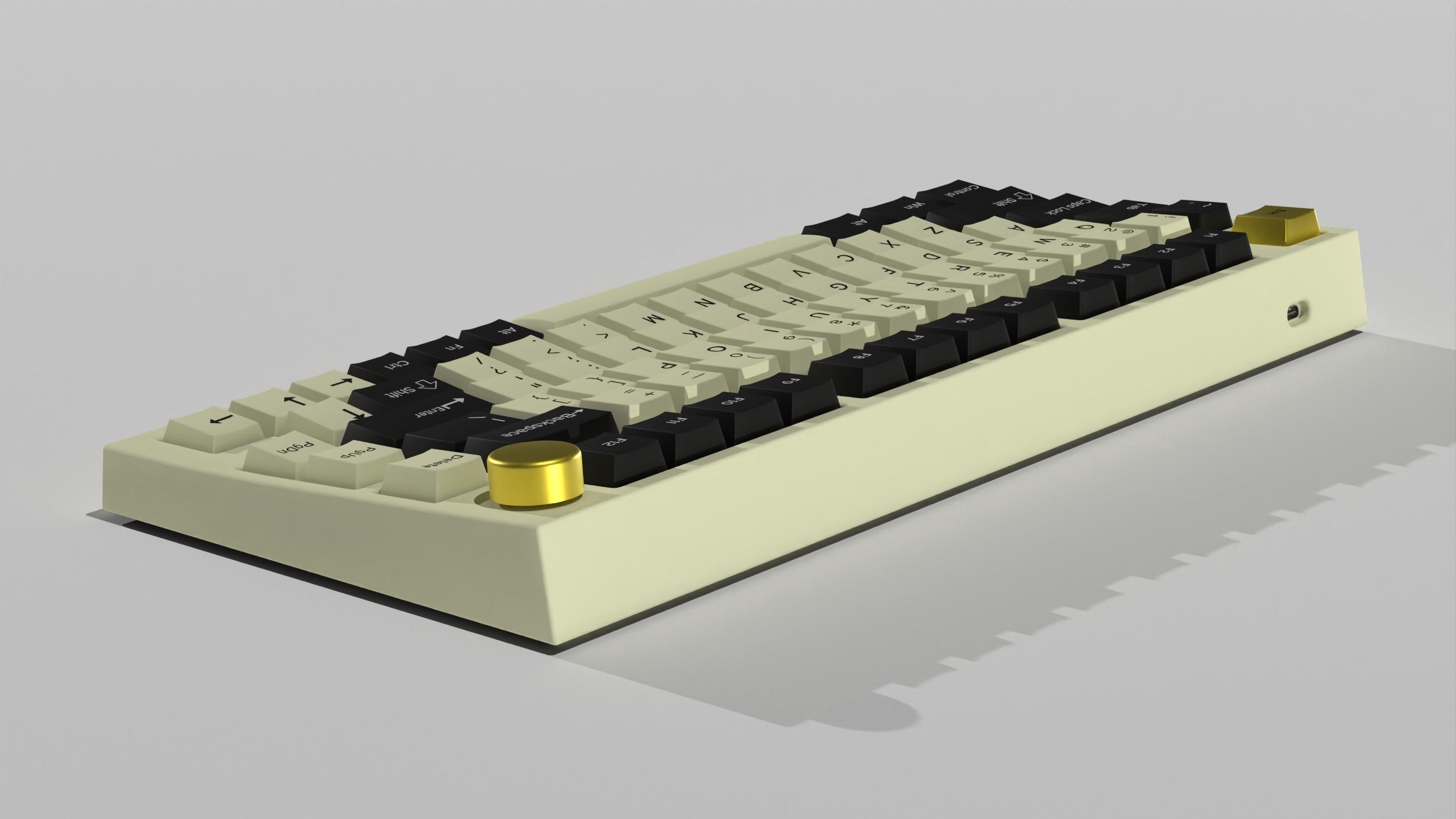 Custom Mechanical Keyboard 3D model_26