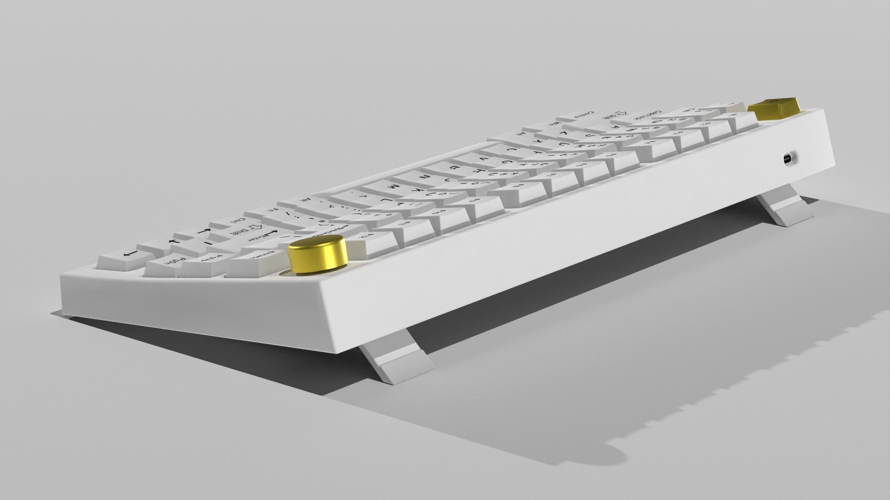 Custom Mechanical Keyboard 3D model_41