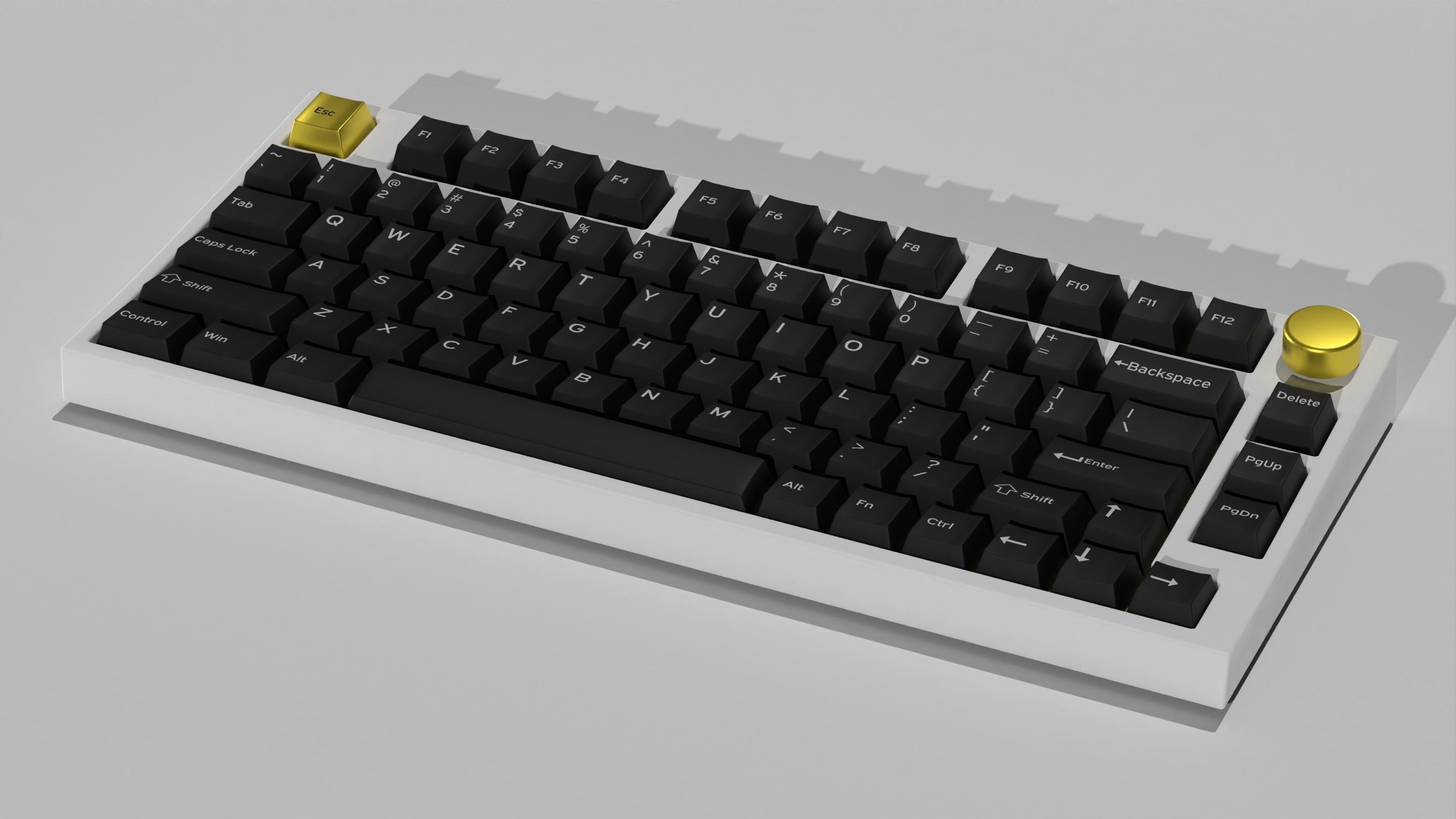 Custom Mechanical Keyboard 3D model_7
