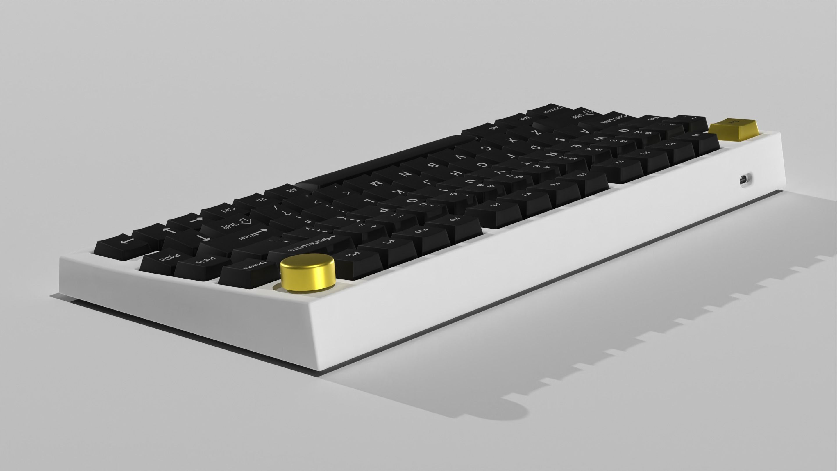 Custom Mechanical Keyboard 3D model_12