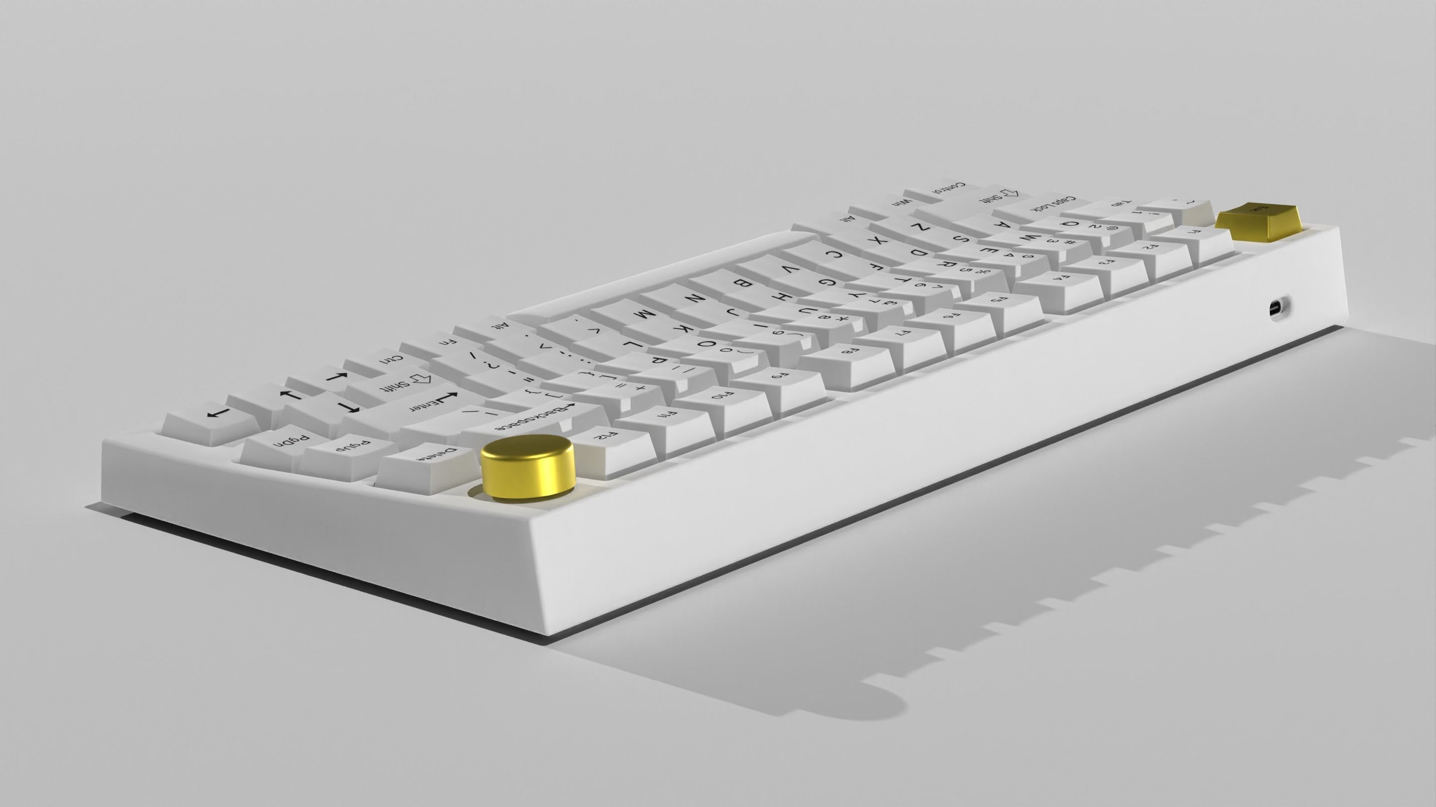 Custom Mechanical Keyboard 3D model_40