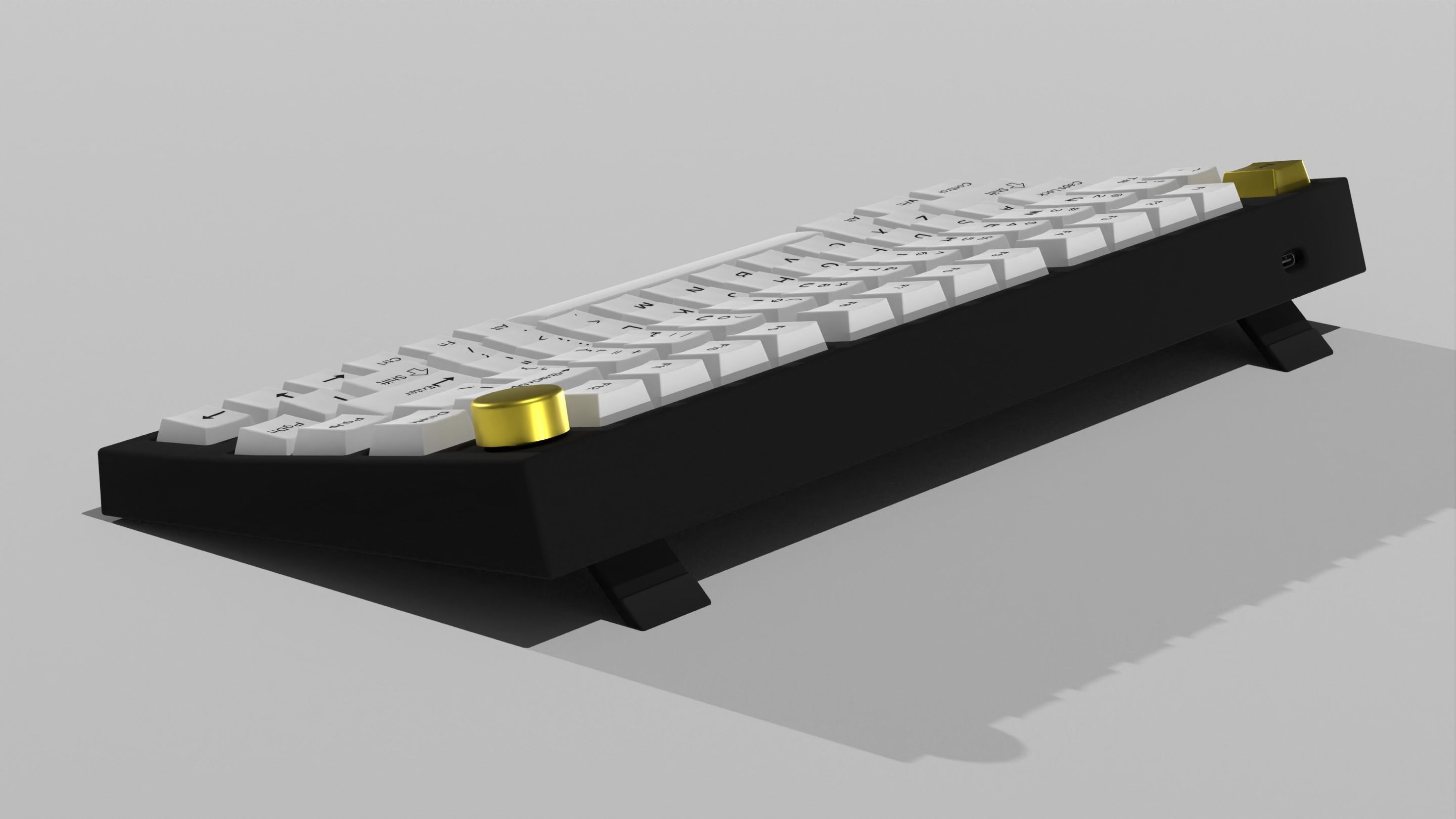Custom Mechanical Keyboard 3D model_34