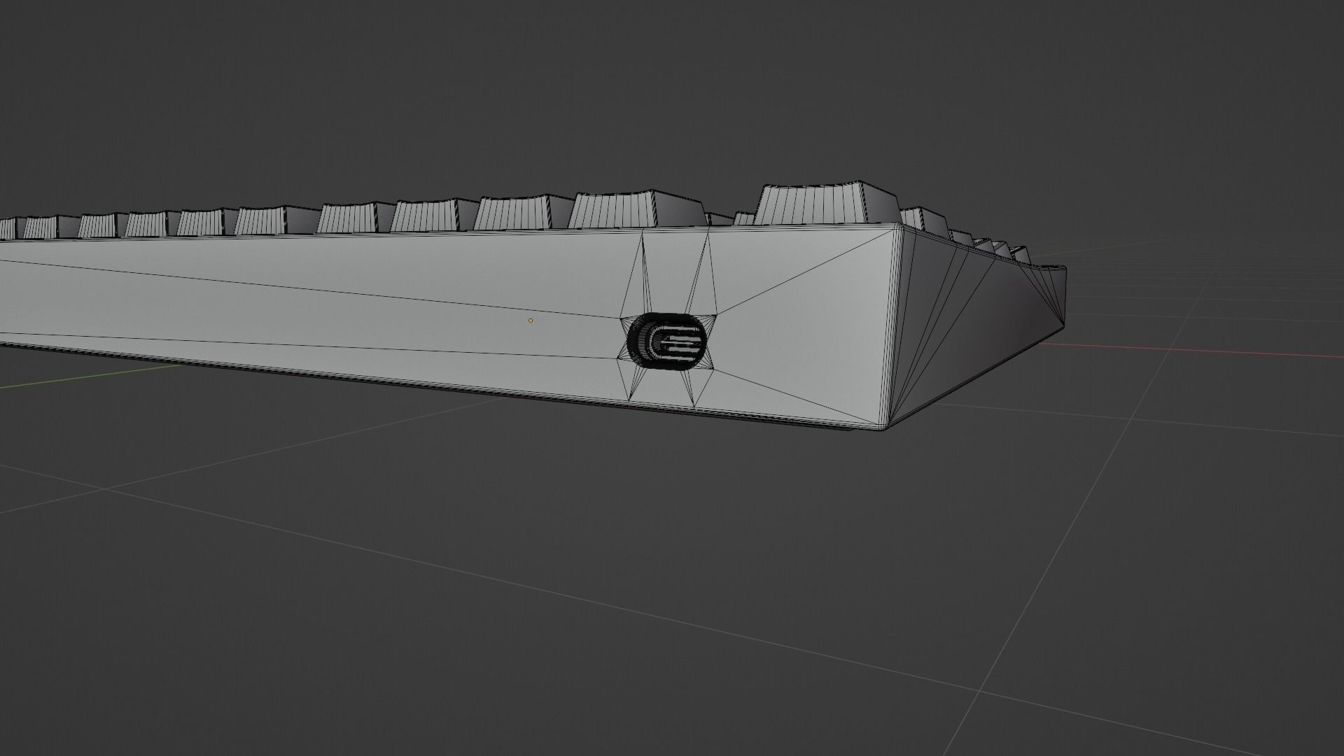 Custom Mechanical Keyboard 3D model_45