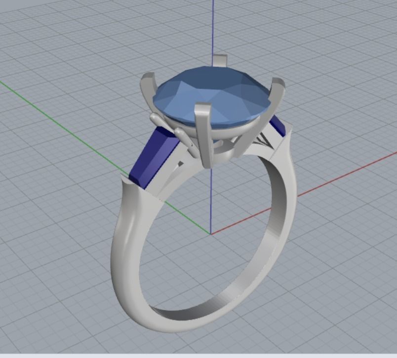 engagement rings 3D print model_11