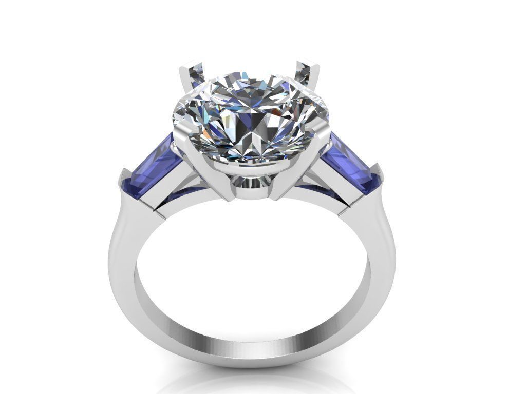 engagement rings 3D print model_1