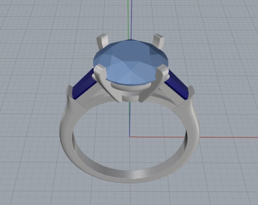 engagement rings 3D print model_10