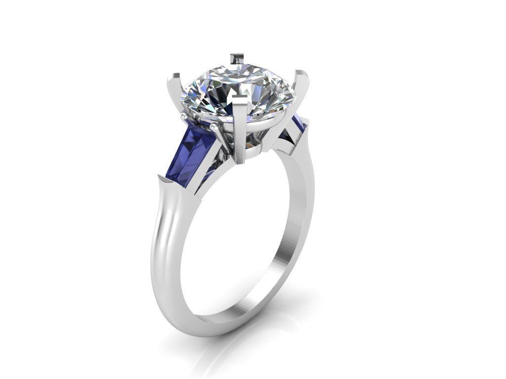 engagement rings 3D print model_4