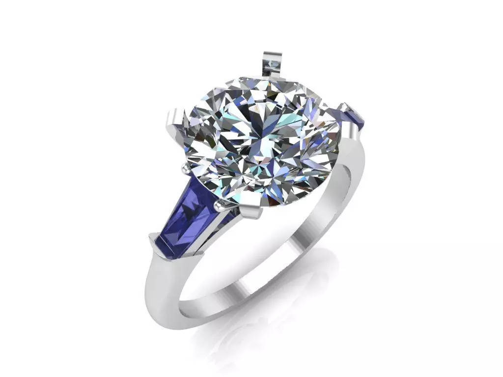 engagement rings 3D print model_0