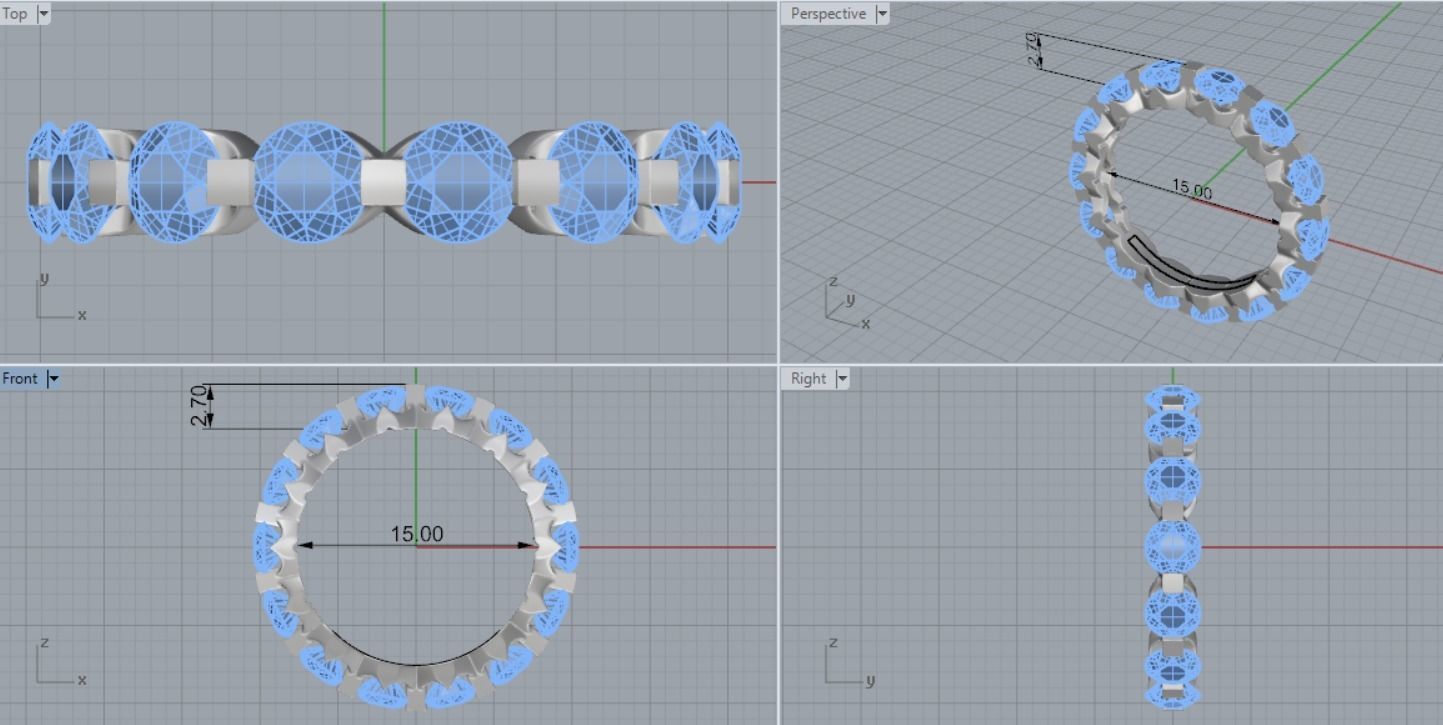 wedding ring 3D print model_5