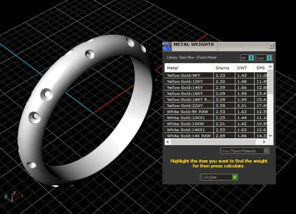wedding ring 3D print model_10