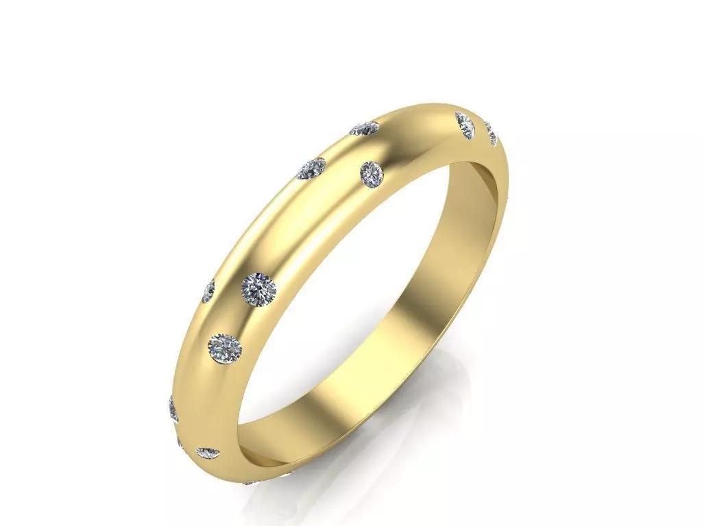 wedding ring 3D print model_0