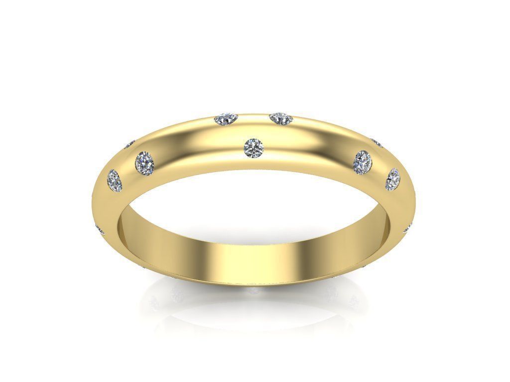 wedding ring 3D print model_1