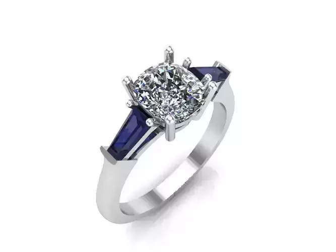 engagement rings 3D print model
