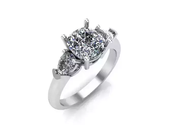 engagement rings 3D print model