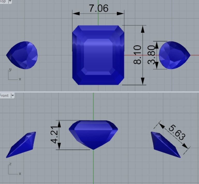 engagement rings 3D print model_7