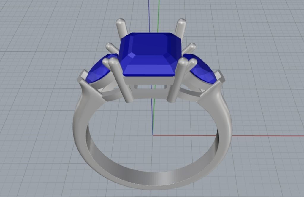 engagement rings 3D print model_9