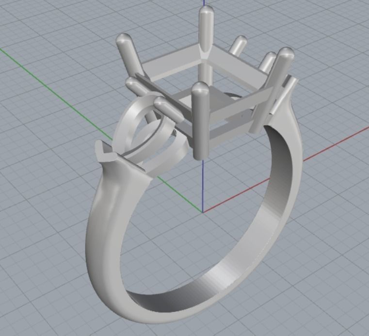 engagement rings 3D print model_11
