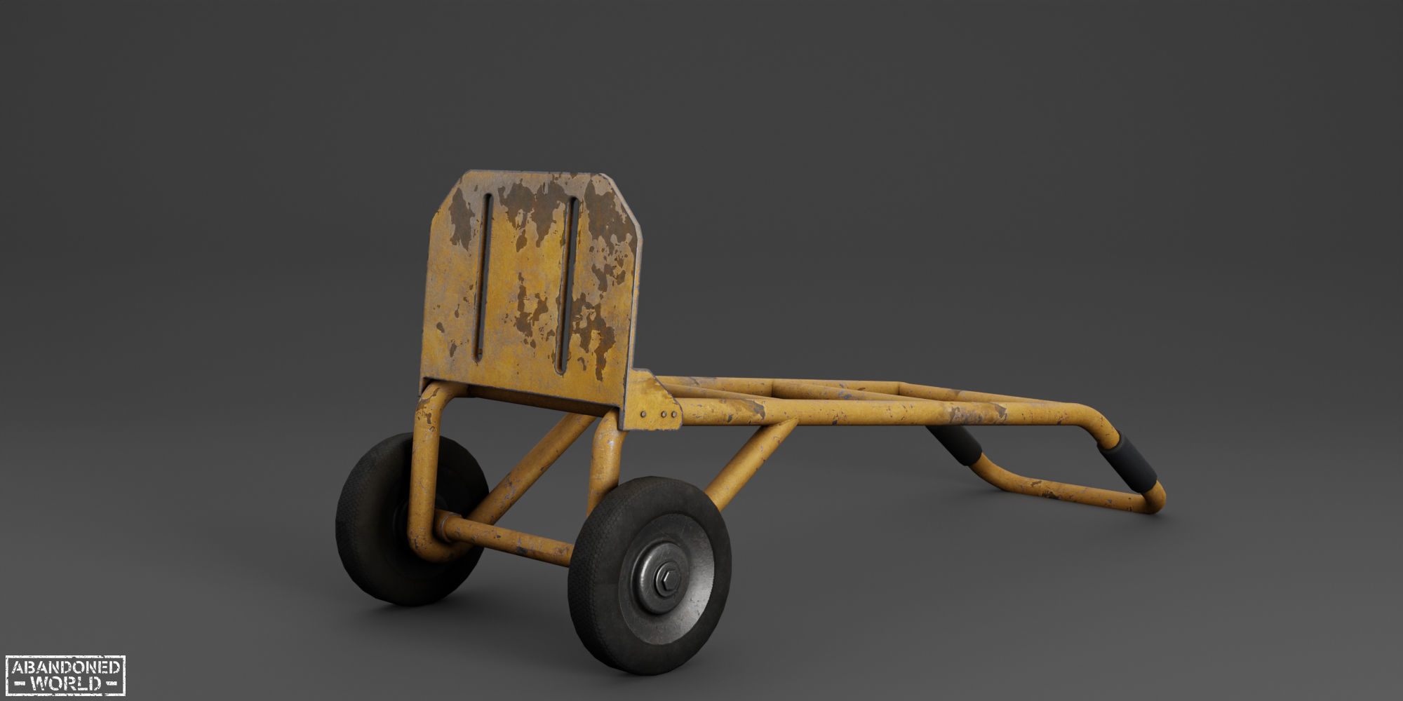 Pallet Jack and Warehouse Equipment Low-poly 3D model_19
