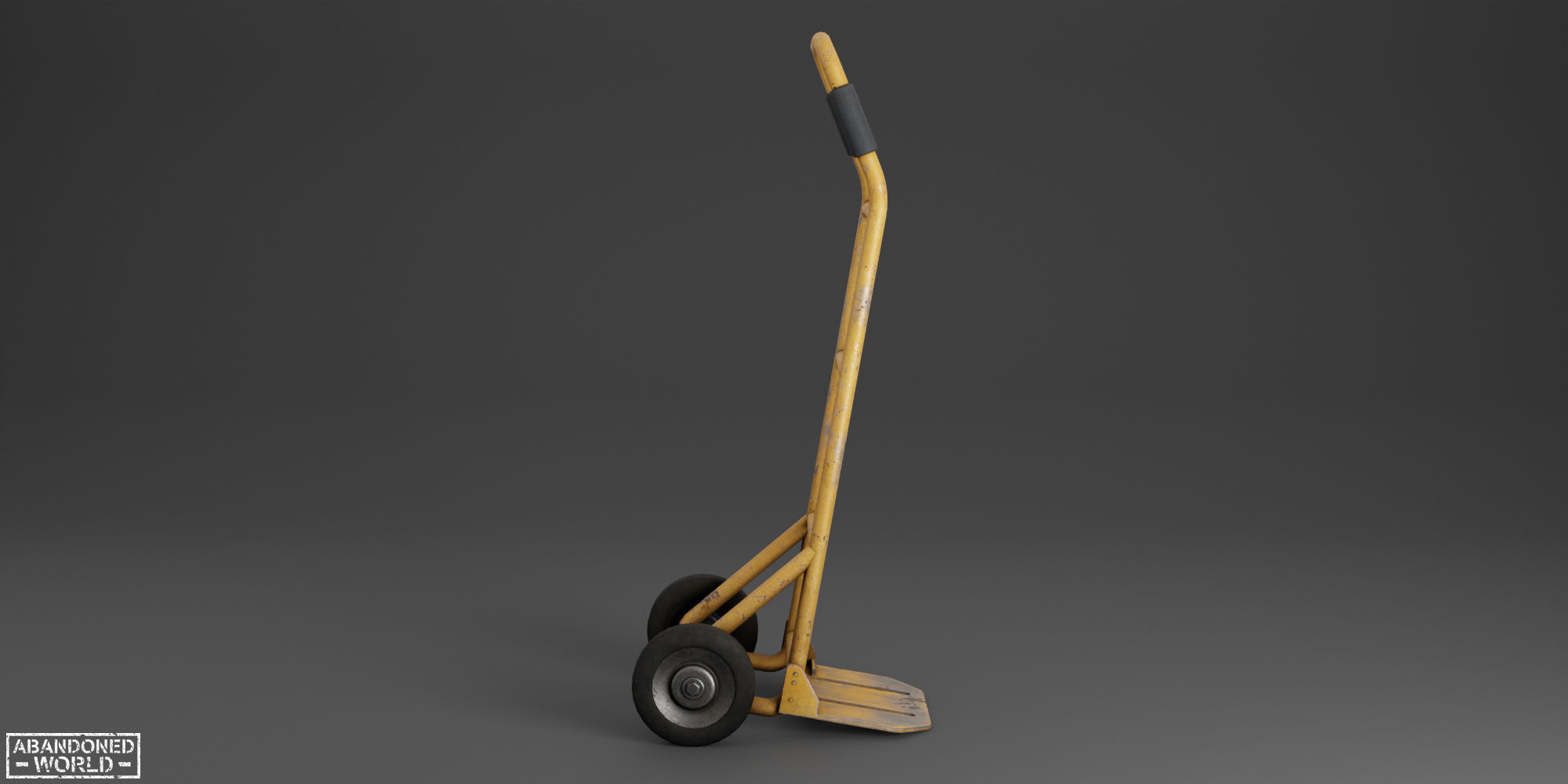 Pallet Jack and Warehouse Equipment Low-poly 3D model_17