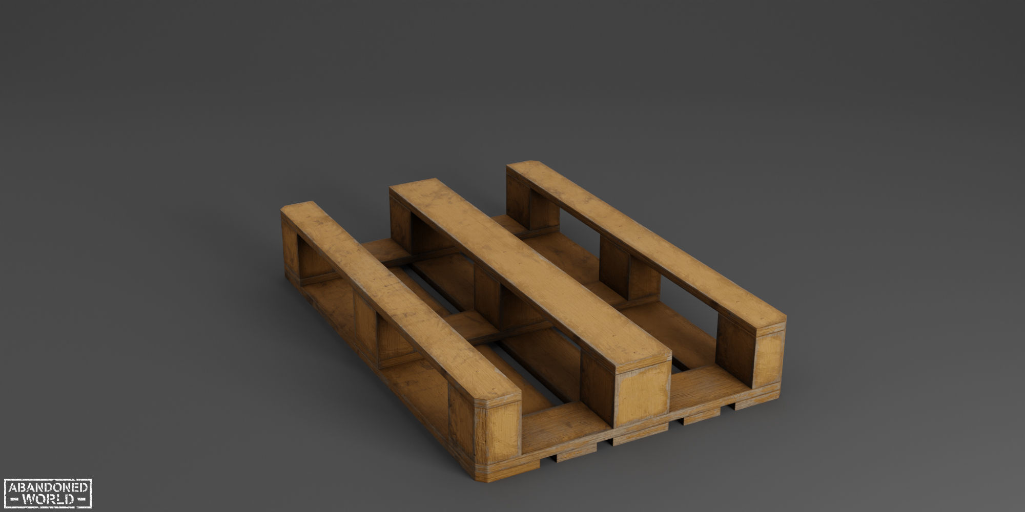 Pallet Jack and Warehouse Equipment Low-poly 3D model_22
