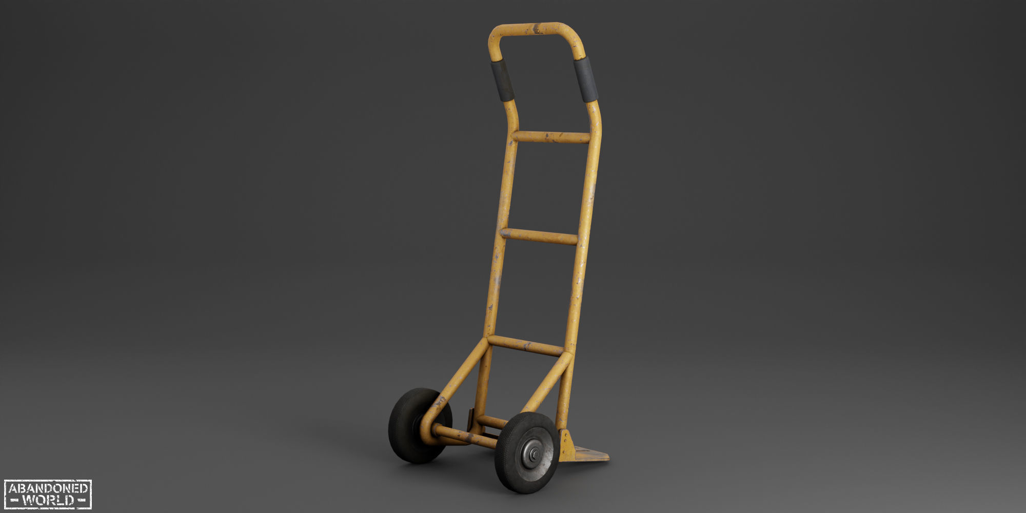 Pallet Jack and Warehouse Equipment Low-poly 3D model_18